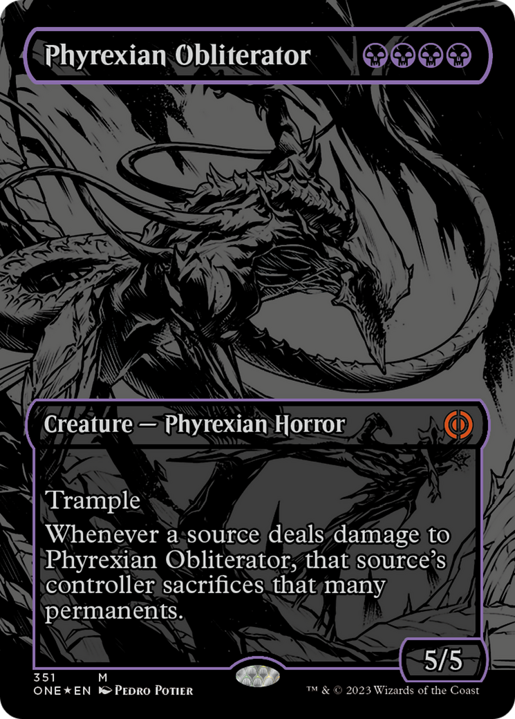 Phyrexian Obliterator (Oil Slick Raised Foil) [Phyrexia: All Will Be One] | Golgari Games