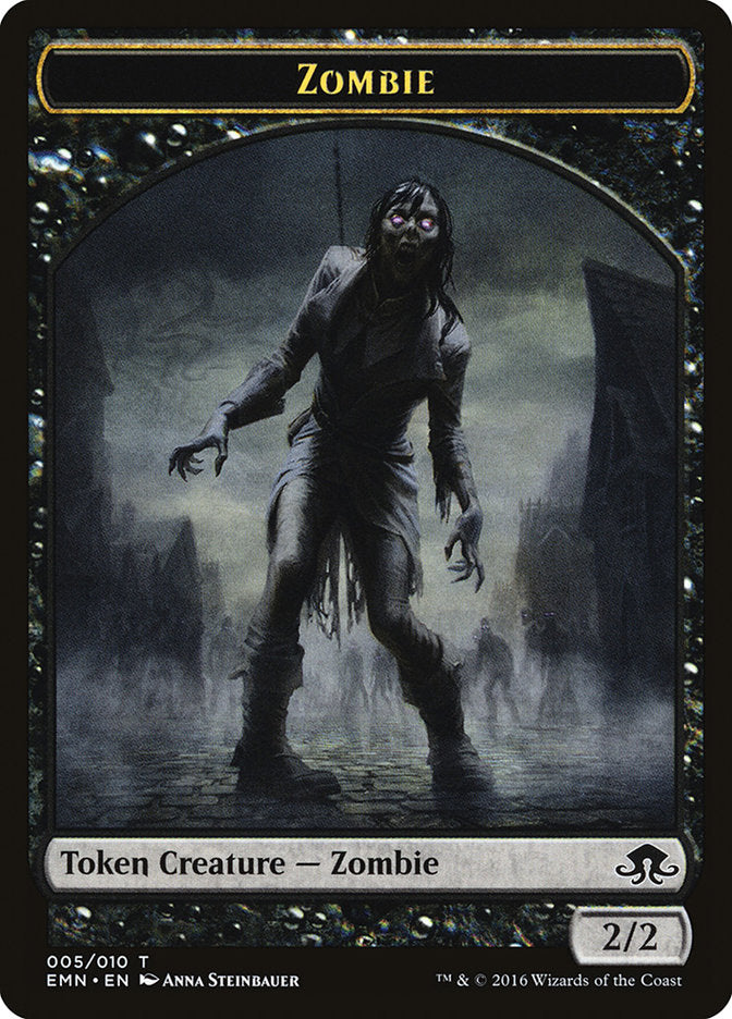 Zombie Token (005/010) [Eldritch Moon Tokens] | Golgari Games