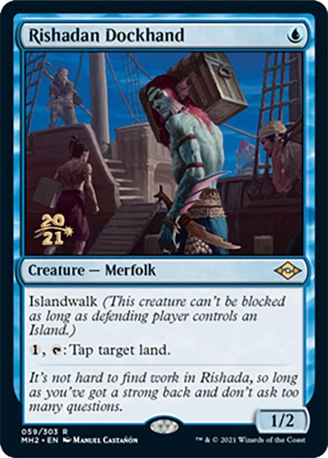 Rishadan Dockhand [Modern Horizons 2 Prerelease Promos] | Golgari Games