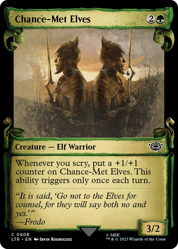 Chance-Met Elves [The Lord of the Rings: Tales of Middle-Earth Showcase Scrolls] | Golgari Games