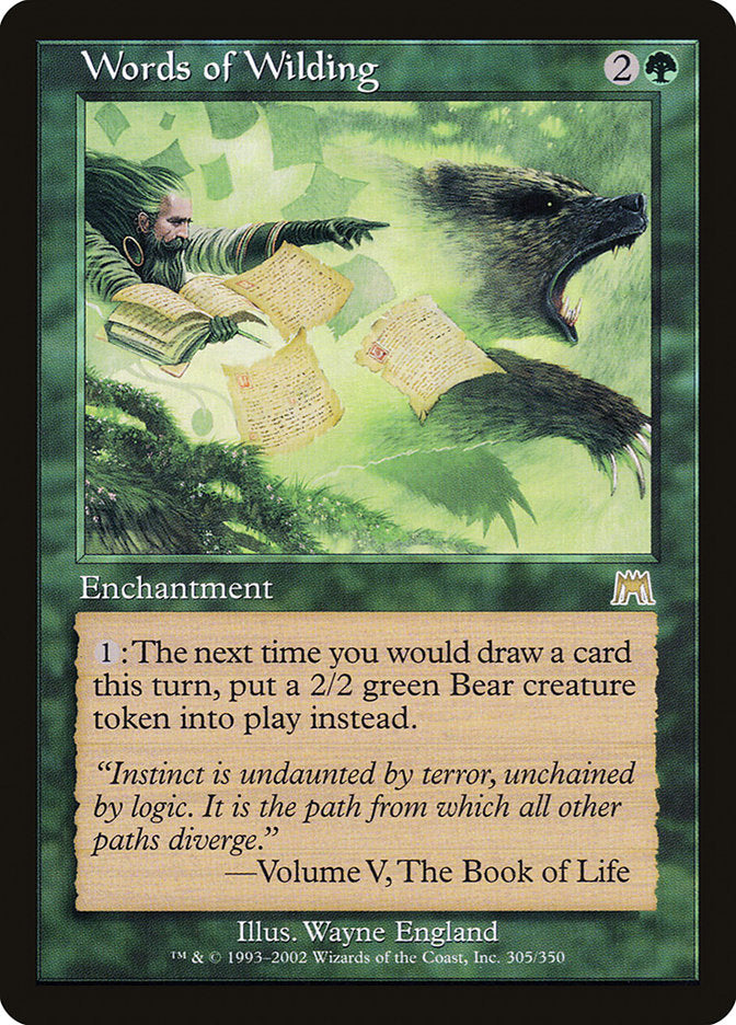 Words of Wilding [Onslaught] | Local Legends