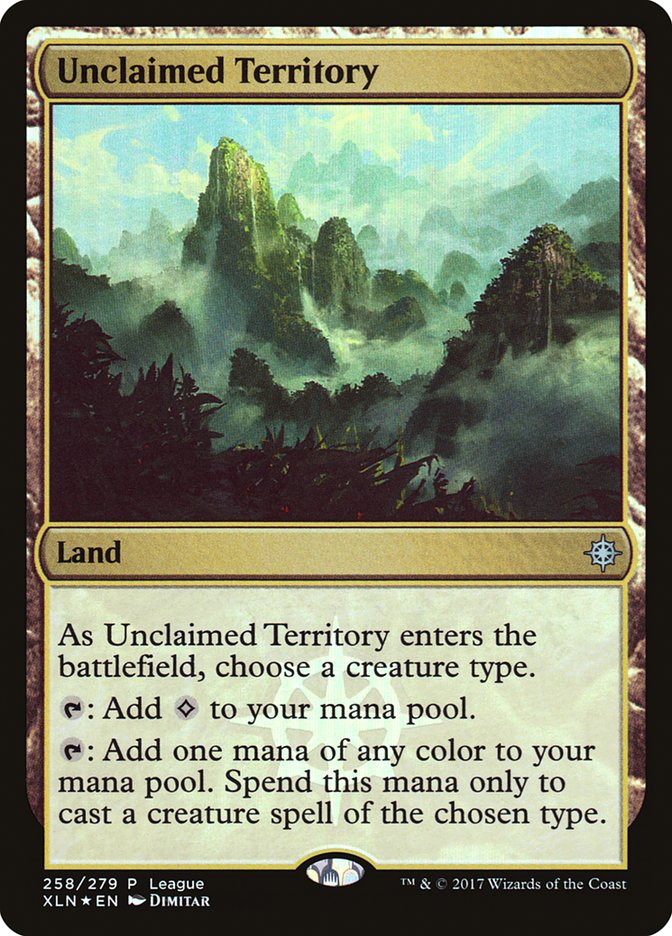 Unclaimed Territory (League) [Ixalan Promos] | Golgari Games