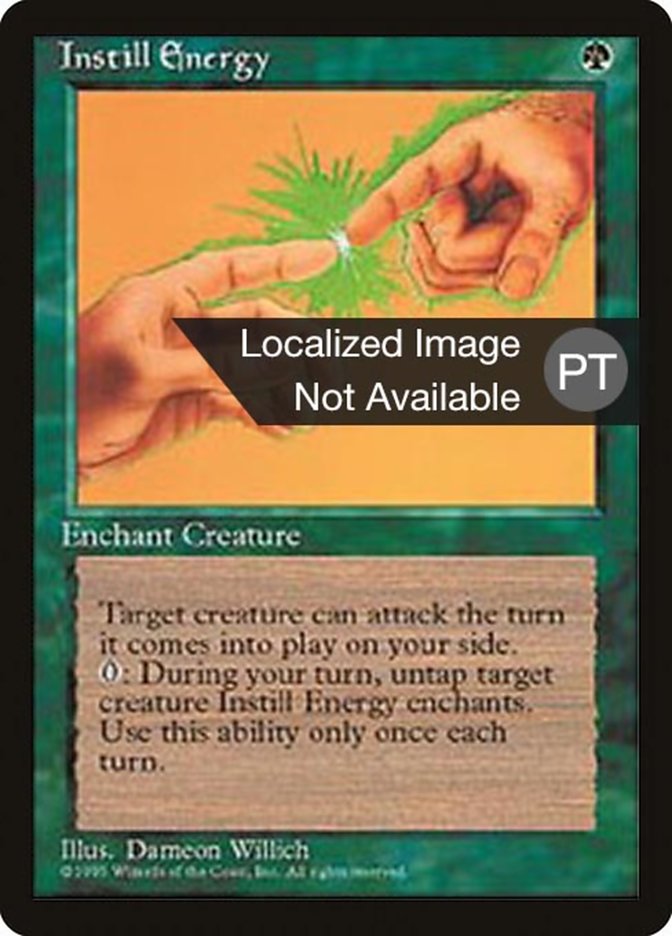Instill Energy [Fourth Edition (Foreign Black Border)] | Local Legends