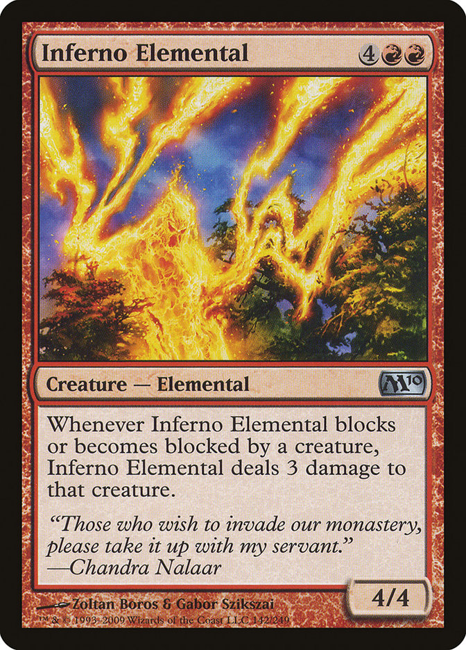 Inferno Elemental [Magic 2010] | Golgari Games