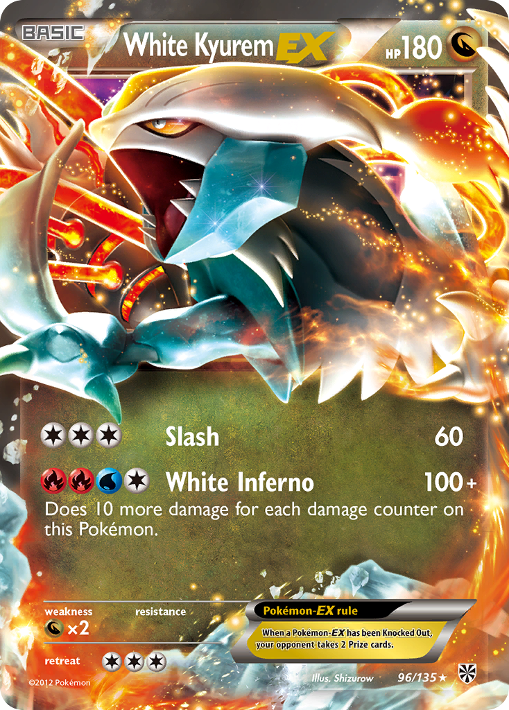 White Kyurem EX (96/135) [Black & White: Plasma Storm] | Golgari Games