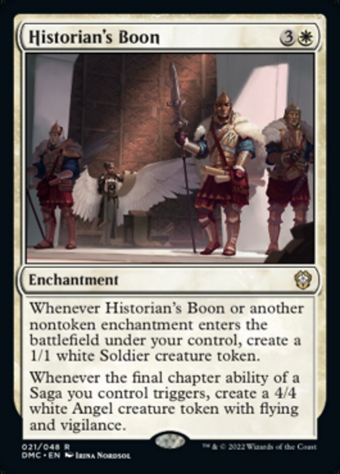 Historian's Boon [Dominaria United Commander] | Golgari Games