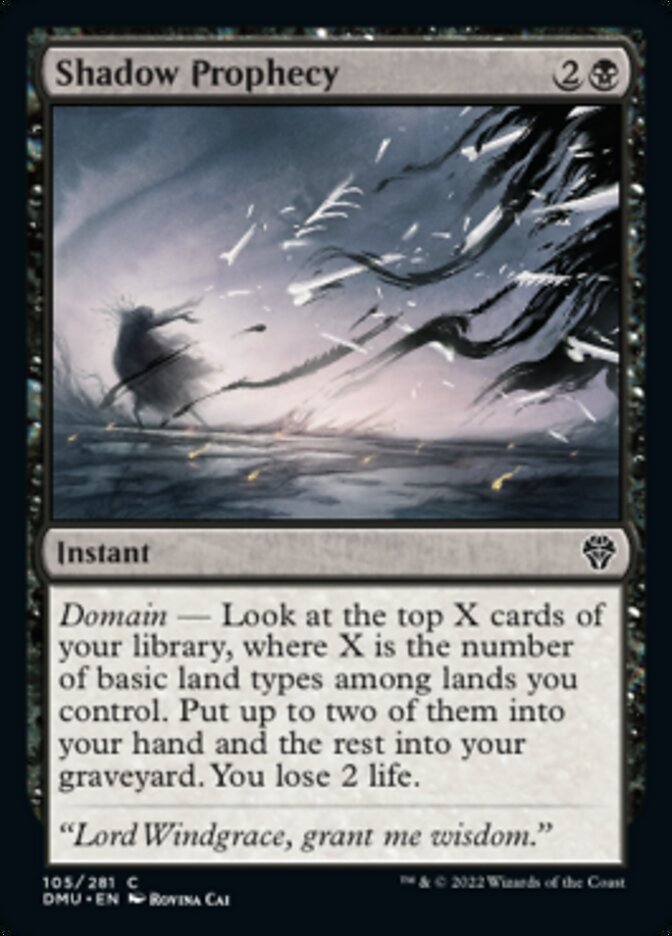 Shadow Prophecy [Dominaria United] | Local Legends