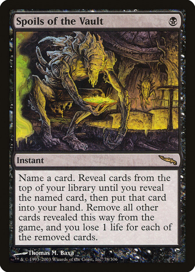 Spoils of the Vault [Mirrodin] | Local Legends