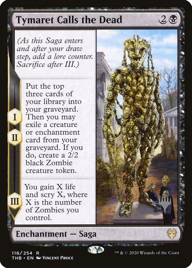 Tymaret Calls the Dead (Promo Pack) [Theros Beyond Death Promos] | Golgari Games