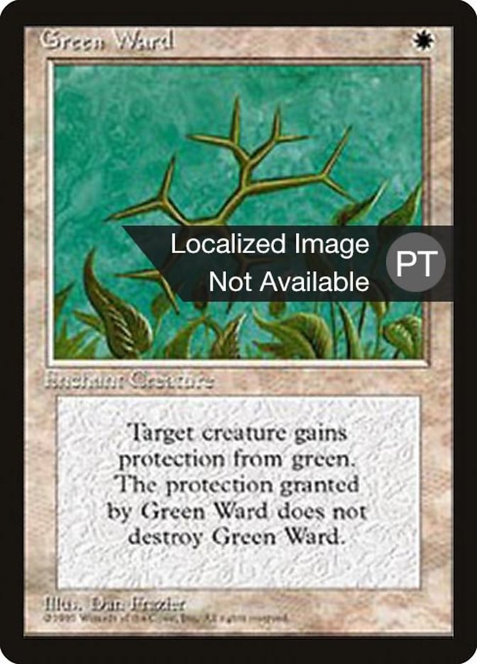 Green Ward [Fourth Edition (Foreign Black Border)] | Golgari Games