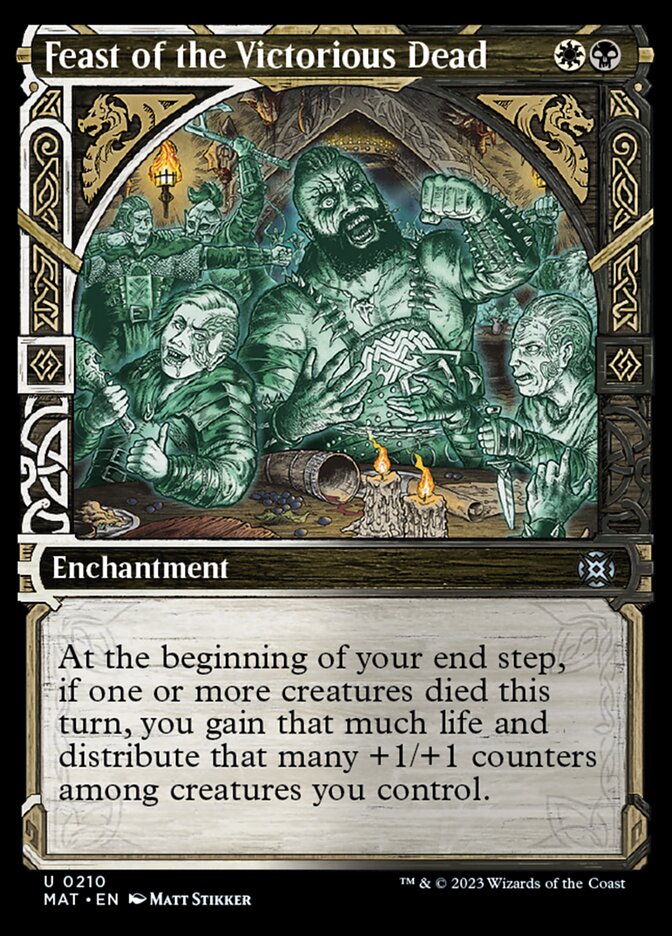 Feast of the Victorious Dead (Showcase Halo Foil) [March of the Machine: The Aftermath] | Local Legends