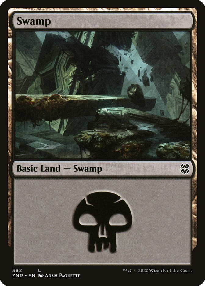 Swamp (382) [Zendikar Rising] | Local Legends