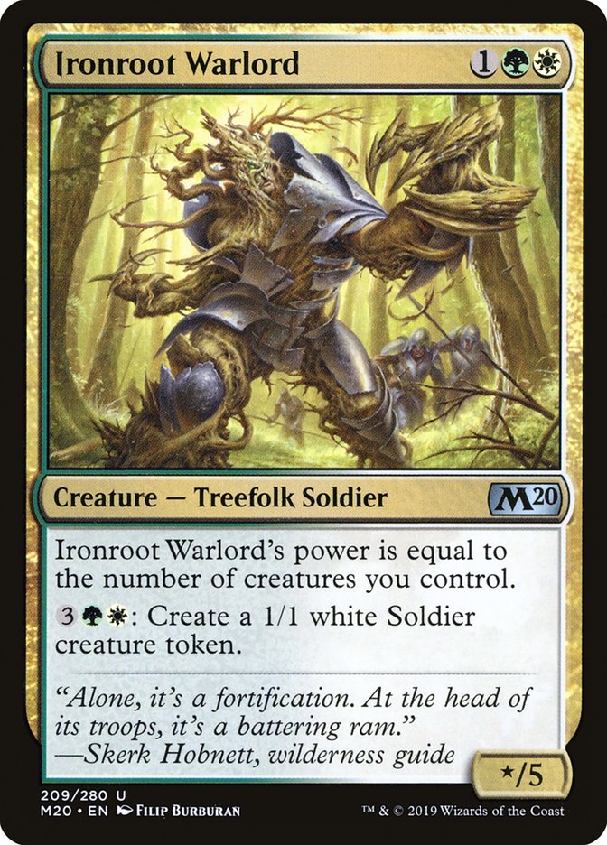 Ironroot Warlord [Core Set 2020] | Local Legends