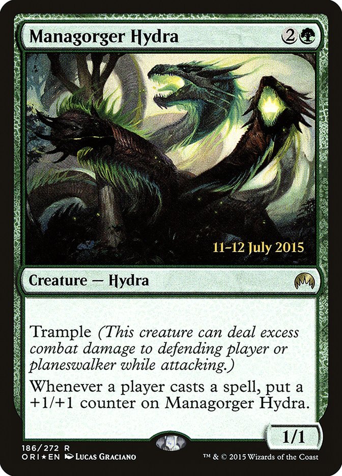 Managorger Hydra [Magic Origins Prerelease Promos] | Golgari Games