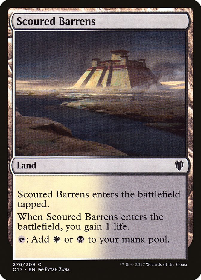 Scoured Barrens [Commander 2017] | Local Legends