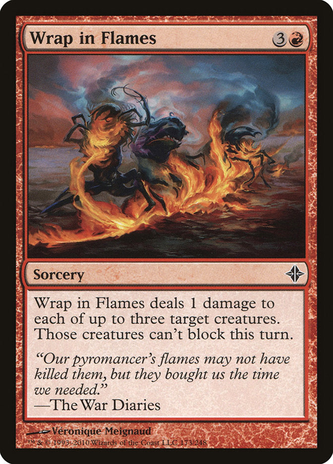 Wrap in Flames [Rise of the Eldrazi] | Golgari Games