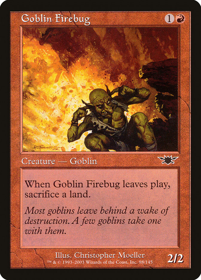 Goblin Firebug [Legions] | Golgari Games