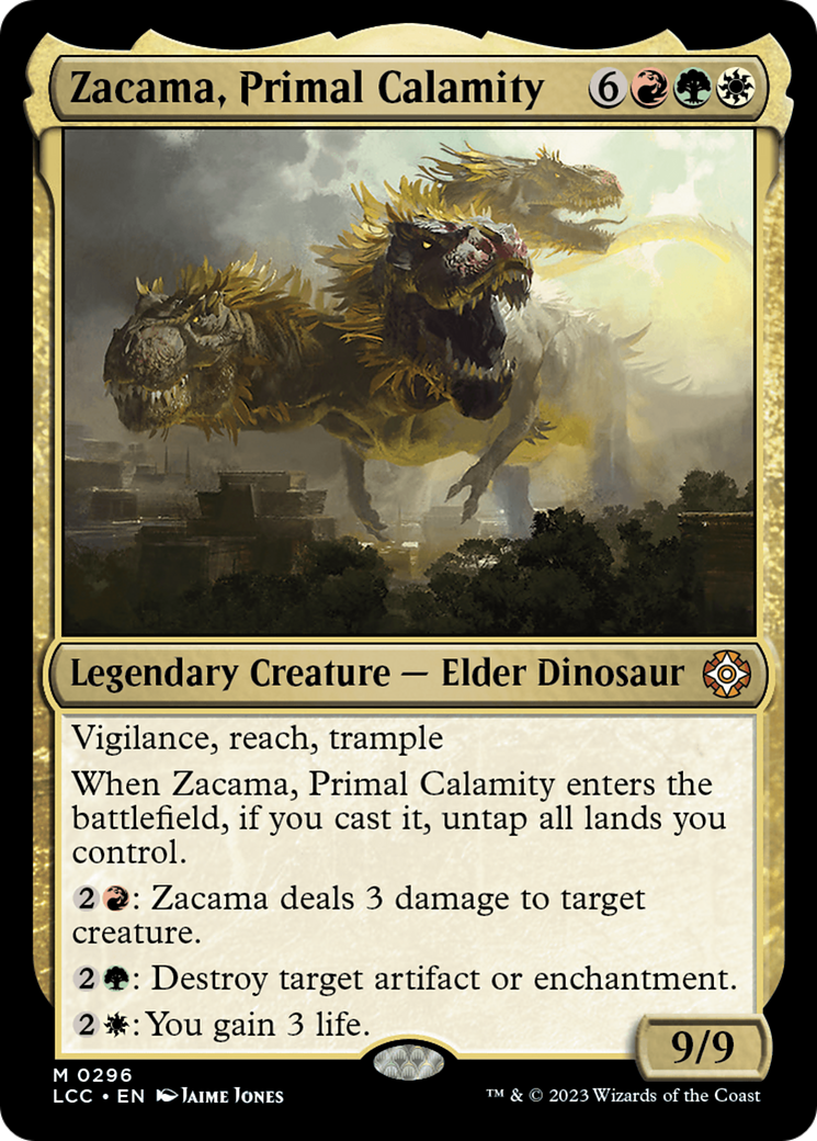 Zacama, Primal Calamity [The Lost Caverns of Ixalan Commander] | Golgari Games