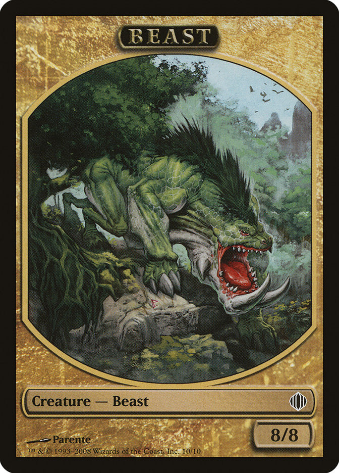 Beast Token [Shards of Alara Tokens] | Golgari Games