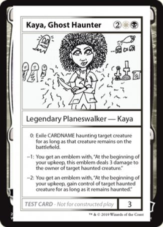 Kaya, Ghost Haunter (2021 Edition) [Mystery Booster Playtest Cards] | Golgari Games