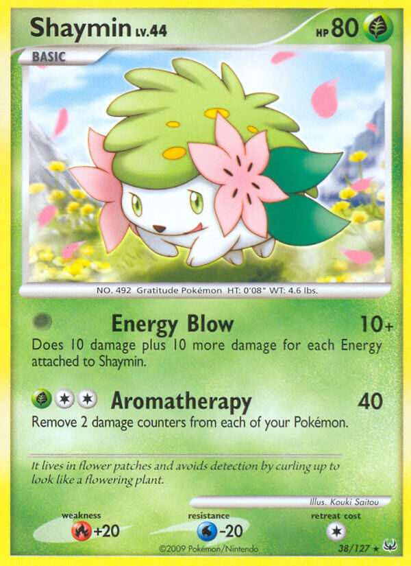 Shaymin (38/127) (Theme Deck Exclusive) [Platinum: Base Set] | Golgari Games