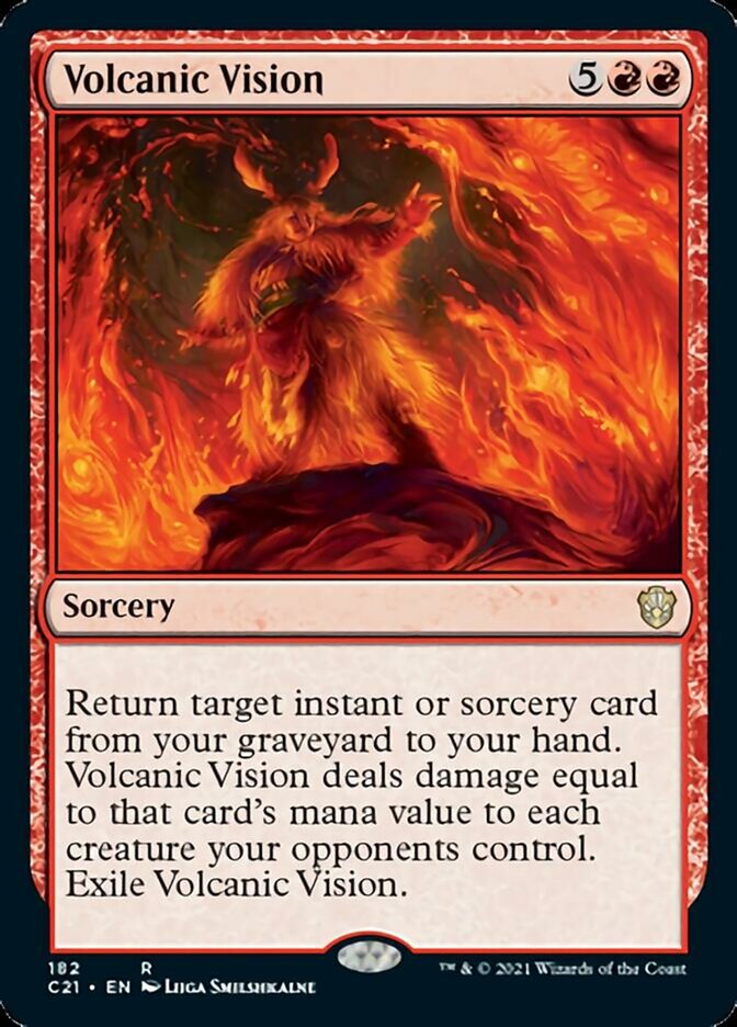 Volcanic Vision [Commander 2021] | Local Legends