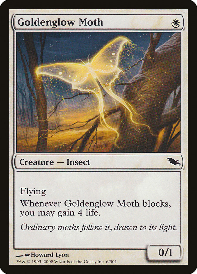 Goldenglow Moth [Shadowmoor] | Local Legends
