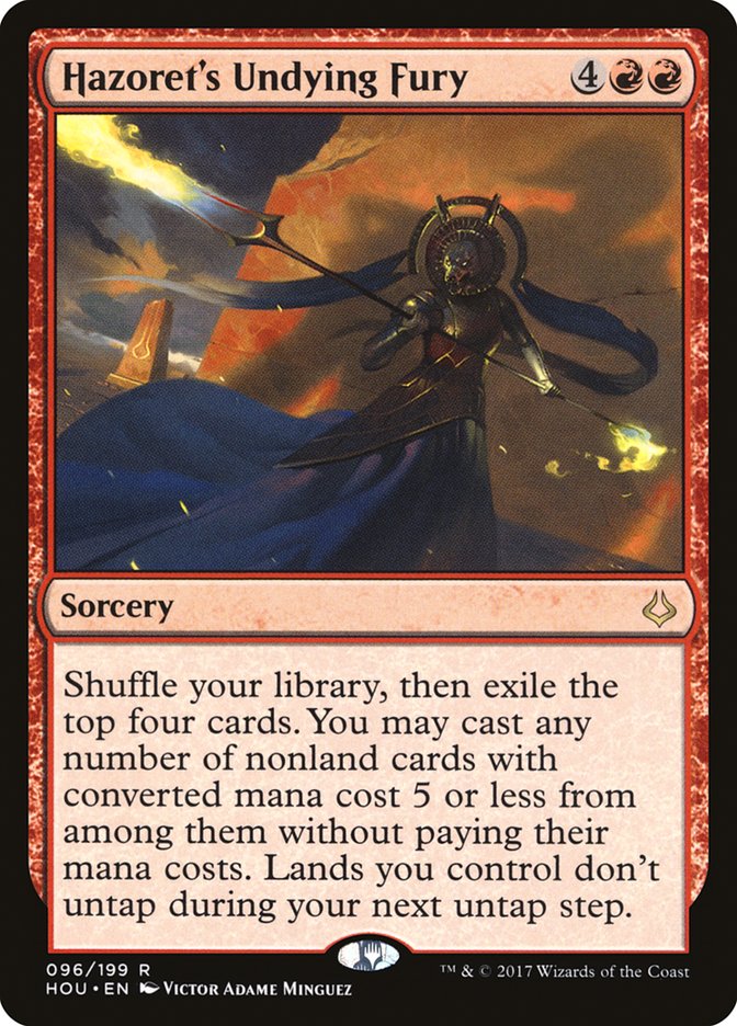 Hazoret's Undying Fury [Hour of Devastation] | Local Legends