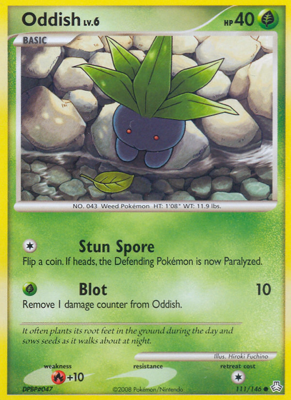 Oddish (111/146) [Diamond & Pearl: Legends Awakened] | Golgari Games