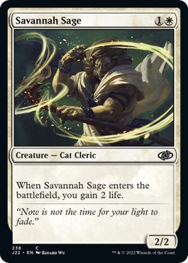 Savannah Sage [Jumpstart 2022] | Golgari Games