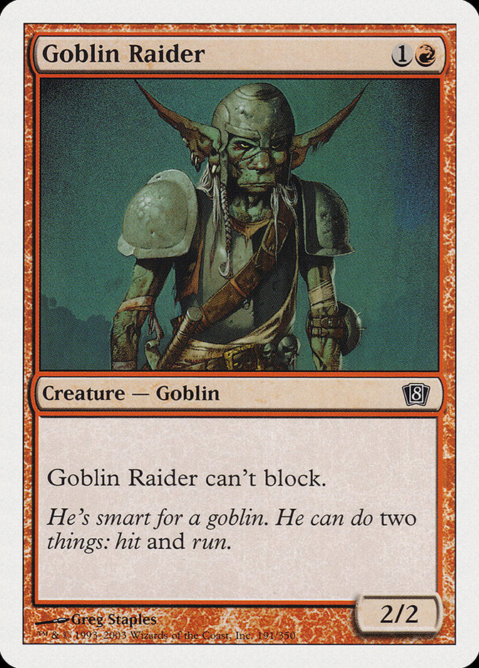 Goblin Raider [Eighth Edition] | Local Legends
