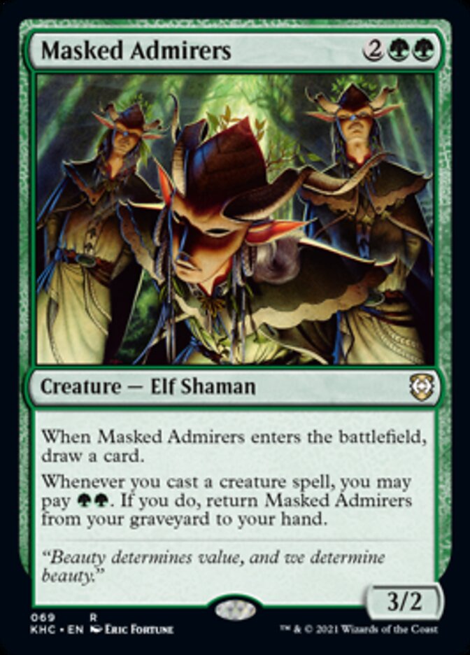 Masked Admirers [Kaldheim Commander] | Golgari Games