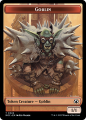 Goblin // Sliver Double-Sided Token [March of the Machine Commander Tokens] | Local Legends