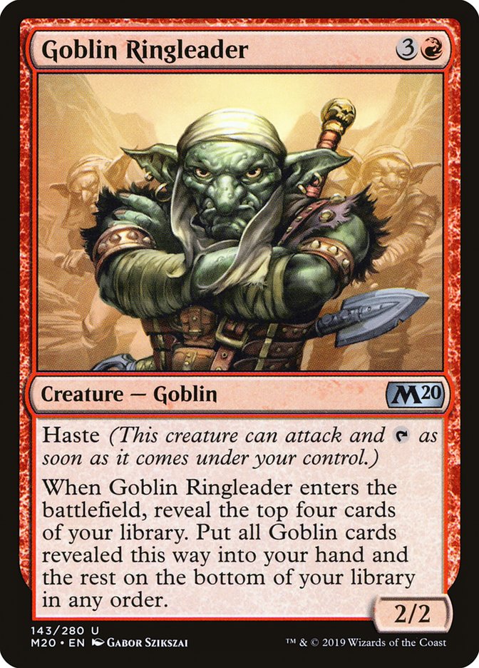 Goblin Ringleader [Core Set 2020] | Local Legends