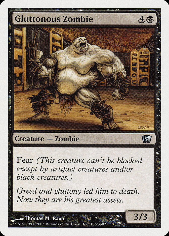 Gluttonous Zombie [Eighth Edition] | Local Legends