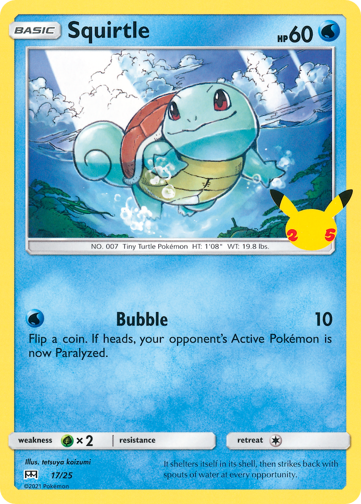 Squirtle (17/25) [McDonald's 25th Anniversary] | Golgari Games