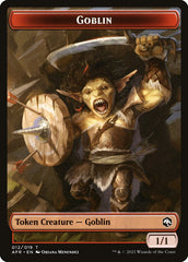 Clue // Goblin Double-sided Token [Dungeons & Dragons: Adventures in the Forgotten Realms Commander Tokens] | Golgari Games