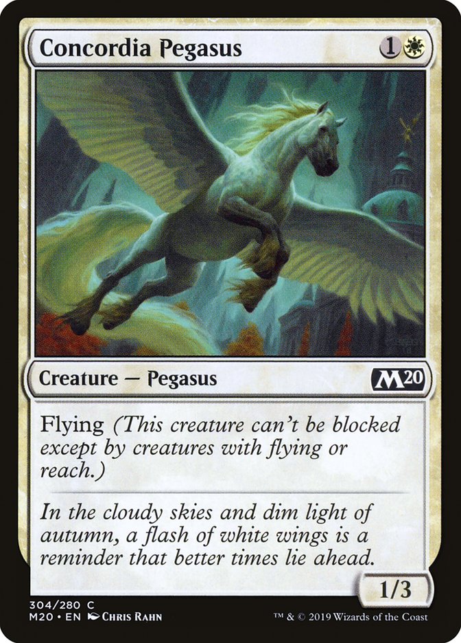 Concordia Pegasus [Core Set 2020] | Golgari Games