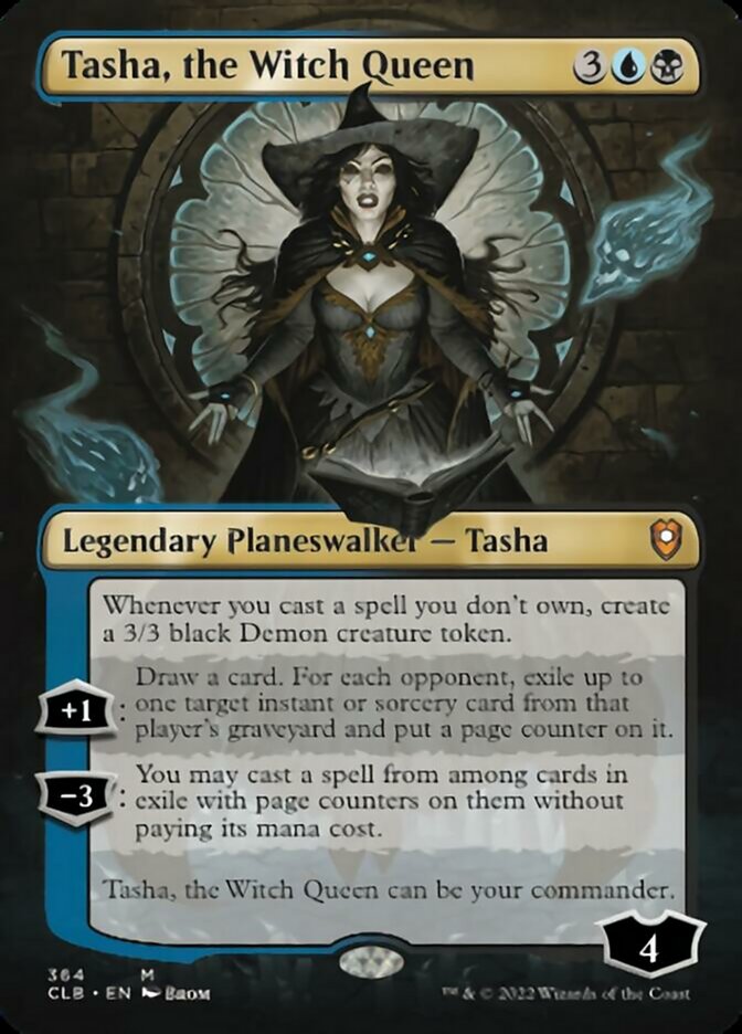 Tasha, the Witch Queen (Borderless) [Commander Legends: Battle for Baldur's Gate] | Golgari Games