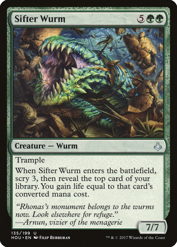 Sifter Wurm [Hour of Devastation] | Golgari Games