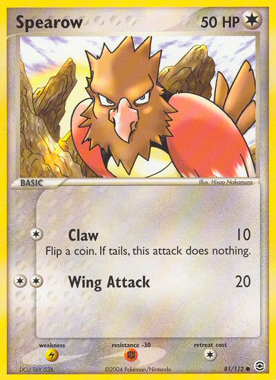 Spearow (81/112) [EX: FireRed & LeafGreen] | Golgari Games