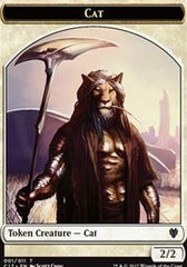 Cat // Cat Warrior Double-sided Token [Commander 2017 Tokens] | Local Legends