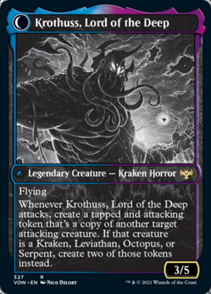 Runo Stromkirk // Krothuss, Lord of the Deep (Showcase Eternal Night) [Innistrad: Crimson Vow] | Local Legends