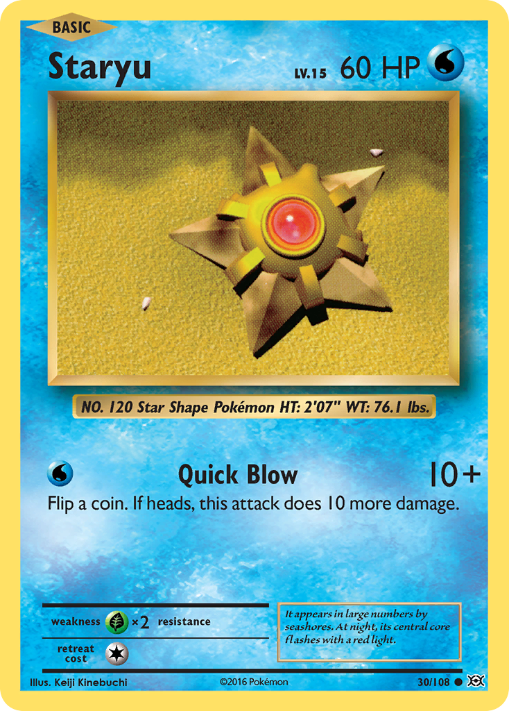 Staryu (30/108) [XY: Evolutions] | Golgari Games