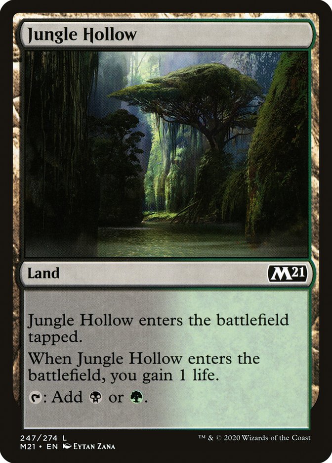 Jungle Hollow [Core Set 2021] | Golgari Games