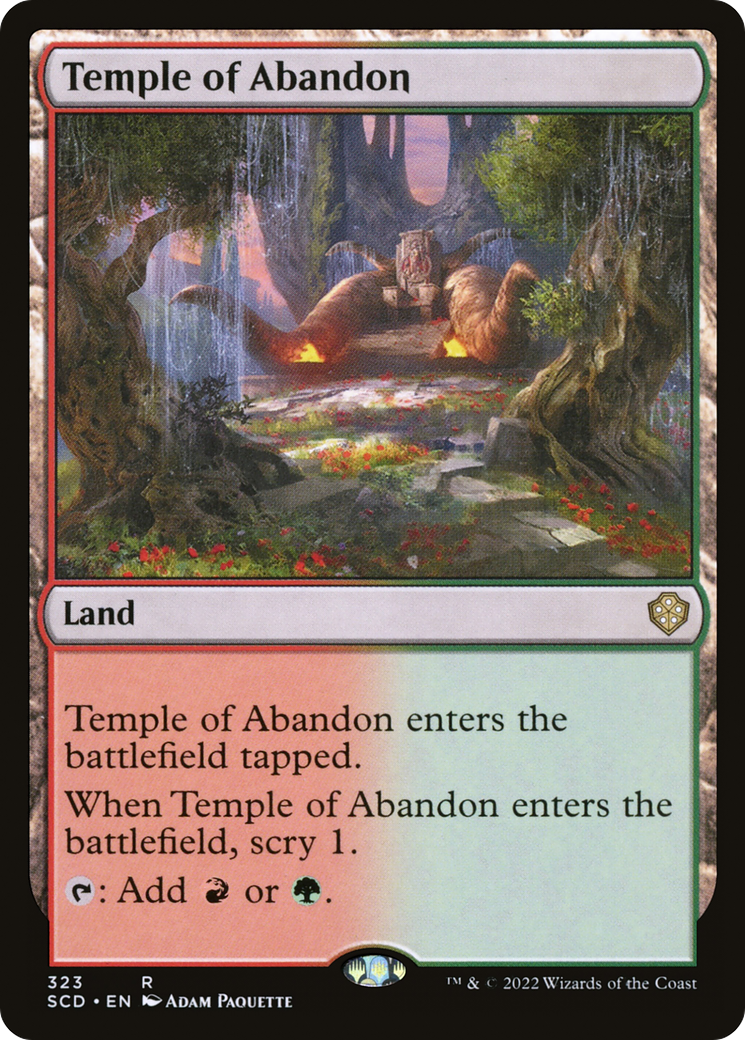 Temple of Abandon [Starter Commander Decks] | Local Legends
