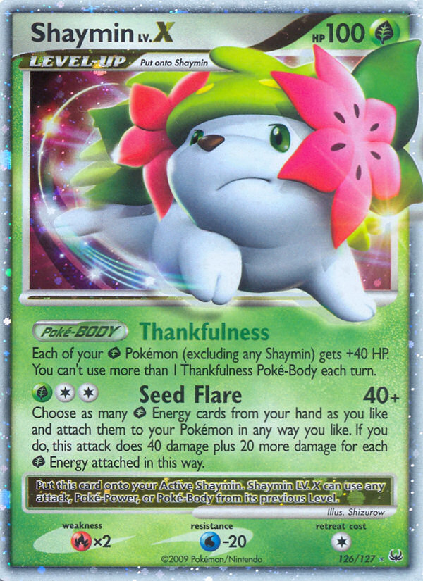 Shaymin LV.X (126/127) [Platinum: Base Set] | Golgari Games