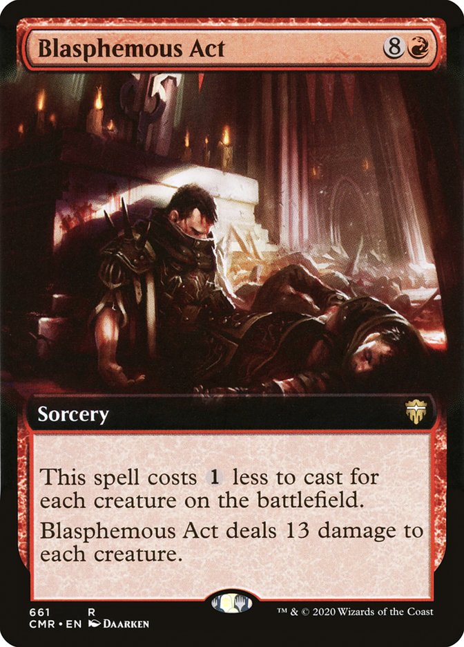 Blasphemous Act (Extended Art) [Commander Legends] | Local Legends