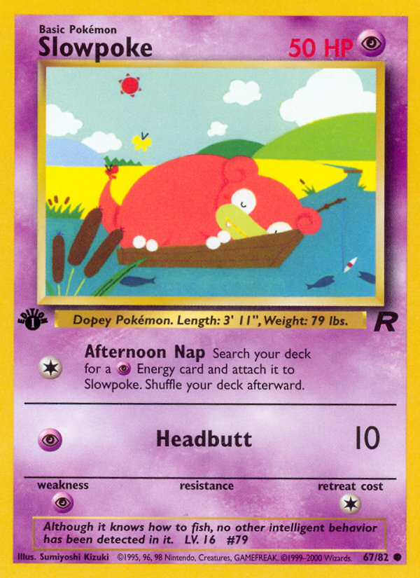 Slowpoke (67/82) [Team Rocket 1st Edition] | Golgari Games