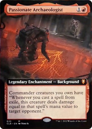 Passionate Archaeologist (Extended Art) [Commander Legends: Battle for Baldur's Gate] | Local Legends